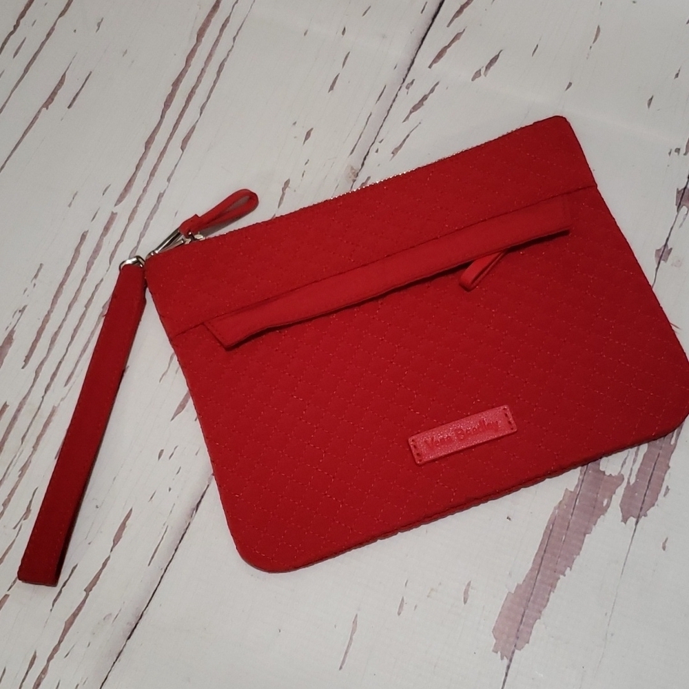 Vera Bradley red crossbody wristlet bag